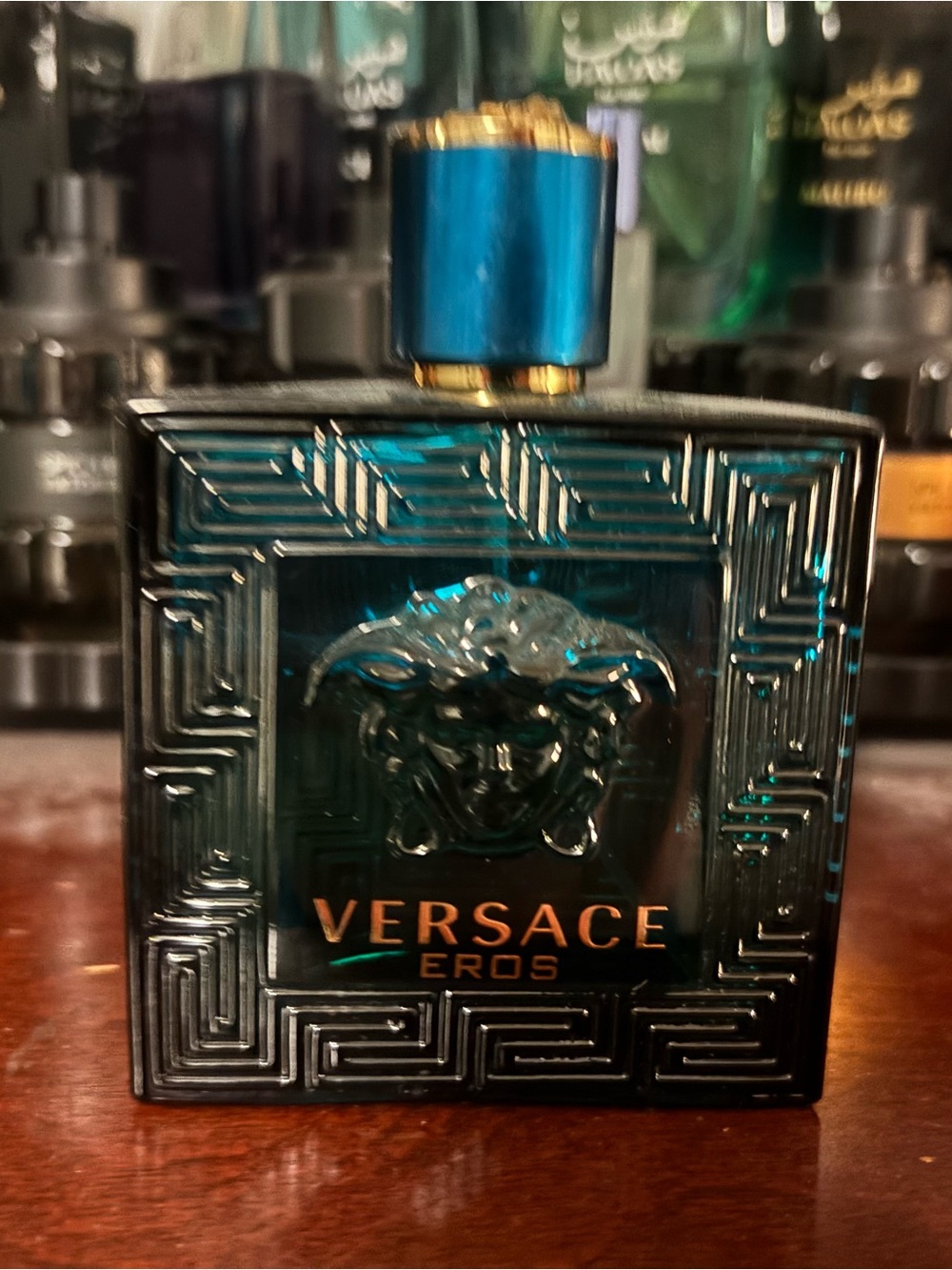 Versace Eros EDT more than 1/2 full